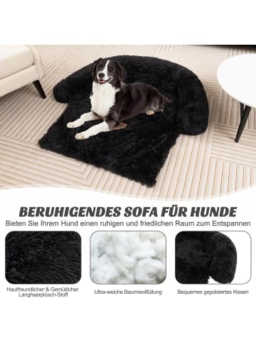 COSTWAY Hundebett 112x101x18cm in Schwarz