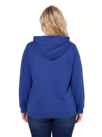 Ulla Popken Sweatjacke in dunkles saphir