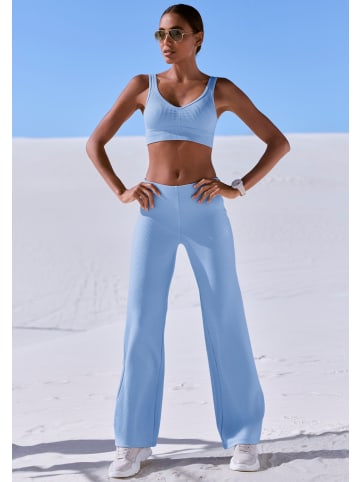 LASCANA ACTIVE Sporthose in hellblau