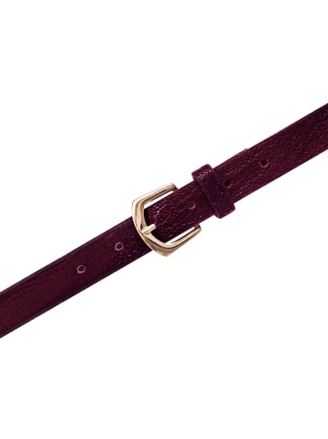 b.belt Gürtel Leder in dunkelrot