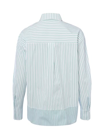 MARC CAIN SPORTS Hemdbluse in weiß grün