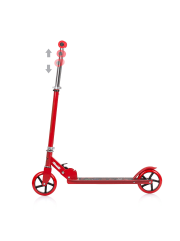 Chipolino Kinderroller Sharky klappbar in rot