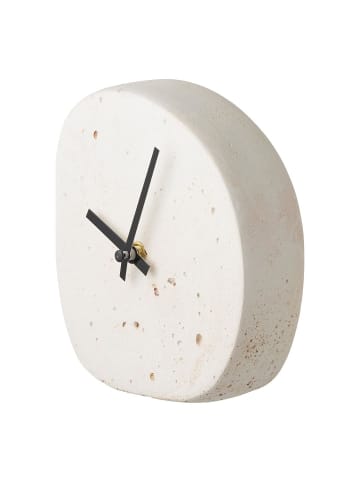 ebuy24 Tischuhr Randi Weiß 5 x 14 cm