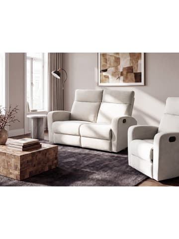 Beliani 2-Sitzer Sofa VERDAL in Beige - (W) 133 x (H) 100 x (L) 73 cm