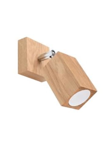 Nice Lamps Wandleuchte SONA Eiche holz (L)8cm (B)19cm (H)17cm