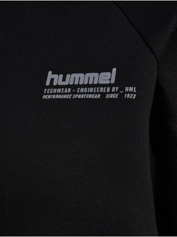 Hummel Halbreißverschluss Sweatshirt Reflektierend Logo Hmltech Multisport Damen in BLACK
