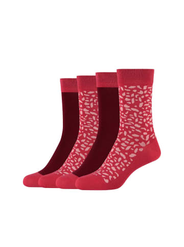 camano Socken 4er Pack ca-soft in rose wine