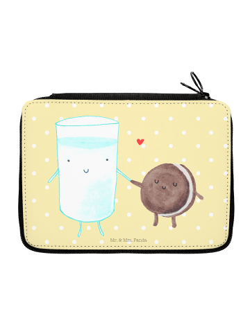 Mr. & Mrs. Panda Federmappe Milch Keks ohne Spruch in Gelb Pastell