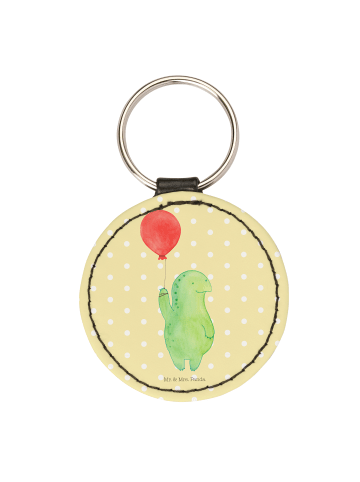 Mr. & Mrs. Panda Anhänger Schildkröte Luftballon ohne Spruch in Gelb Pastell