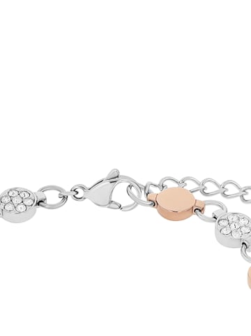 s.Oliver Armband Edelstahl, IP Rose in Bicolor