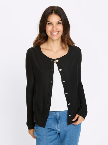 Sieh an! Strickjacke in schwarz