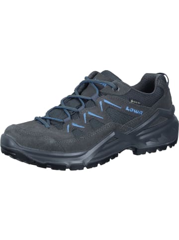 LOWA Wanderschuhe / Wanderstiefel in graphit/blau