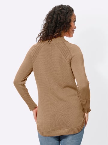 WITT WEIDEN Longpullover in camel