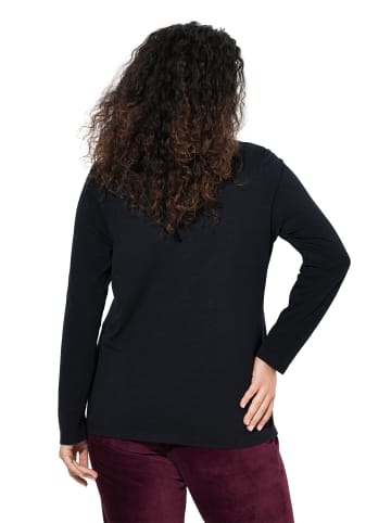 Ulla Popken Shirt in schwarz