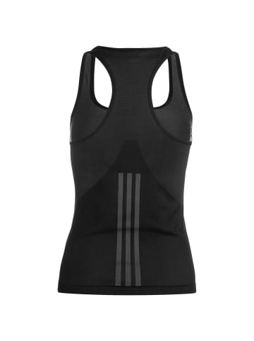 adidas Performance Tanktop Seamless Aeroknit in schwarz