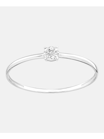 Diamant L'éternel Verlobungsring aus 375 Weißgold mit 0.01 Karat Diamant
