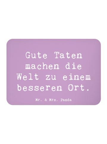 Mr. & Mrs. Panda Magnet Spruch Freundlichkeiten verbreiten mit S... in Lavendeltraum