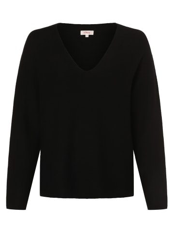 S. Oliver Pullover in schwarz