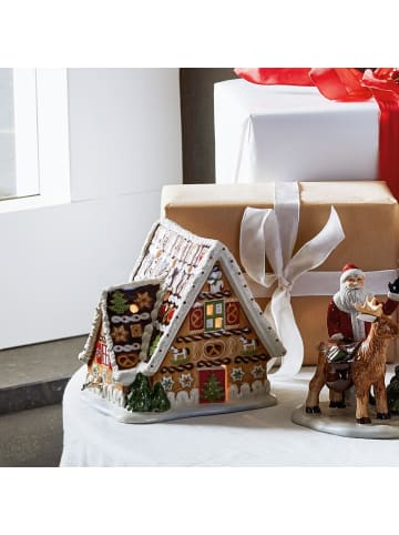 Villeroy & Boch Lebkuchenhaus mit Spieluhr Christmas Toys in Bunt in bunt