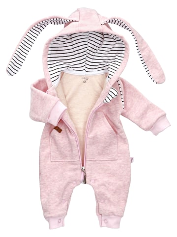 Koala Baby Overall Strampler Sweet Bunny - by Koala Baby in weiß schwarz rosa