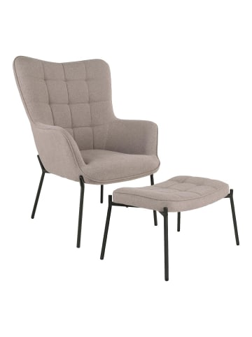 ebuy24 Sessel Glasgow Grau 79 x 70 cm