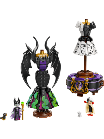 LEGO Disney™ Die Kleider von Malefiz und Cruella De Vil in Mehrfarbig ab 9 Jahre