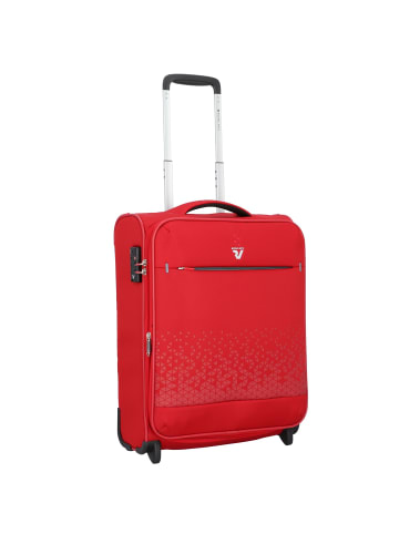 Roncato Crosslite 2 Rollen Kabinentrolley S 55 cm mit Dehnfalte rosso