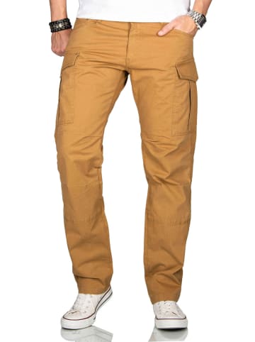 Alessandro Salvarini Hose Stretch Chino AS032 in Camelfarben