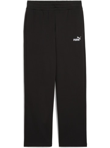 Puma Sporthose "ESS Small No.1 Logo Comfort Straight Pants TR op" in Schwarz
