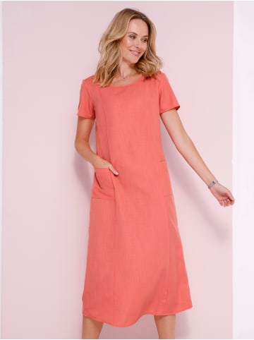 Sieh an! Kleid in koralle