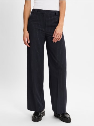 comma Stoffhose in marine silber - 0001