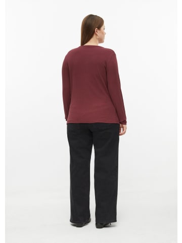 QS T-Shirt  in  3903_bordeaux