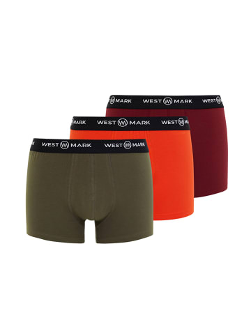 Westmark London Retro Short / Pant Oscar in Orange / Khaki / Bordeaux