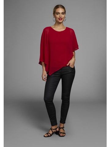 Laura Scott Chiffonbluse in dkl.rot eco