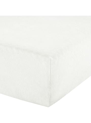 Erwin Müller Frottee Boxspring-Spannbettlaken Füssen in weiß