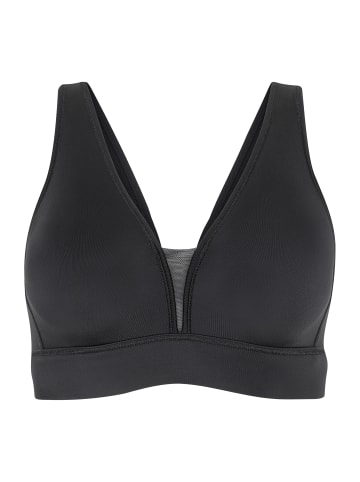 Jockey Bügelloser-BH Forever Fit V-Neck Unlined in Schwarz