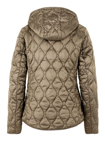 Betty Barclay Outdoorjacke mit abnehmbarer Kapuze in Taupe