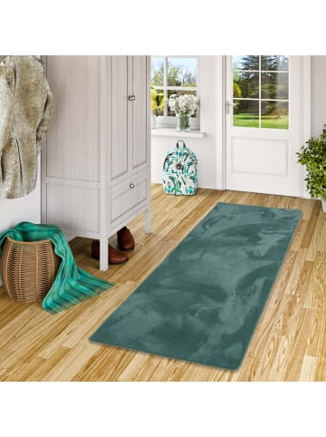 Snapstyle Hochflor-Läufer Deluxe in hellgrün