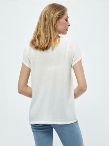 minus T-Shirt in Broken White Lurex
