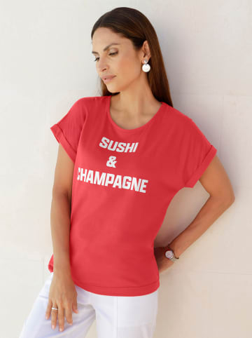 WITT WEIDEN Shirt in erdbeere-weiß