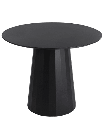 Beliani Esszimmertisch PLATO in Schwarz - (W) 100 x (H) 75 x (L) 100 cm