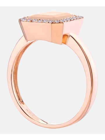 Diamant L'éternel Ring aus 375 Roségold mit Diamant mit Opal
