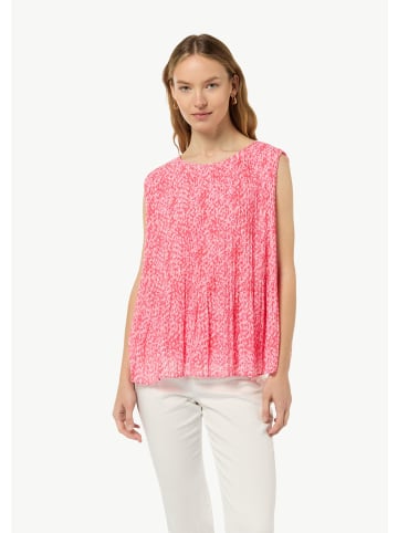 comma Bluse ärmellos in Pink