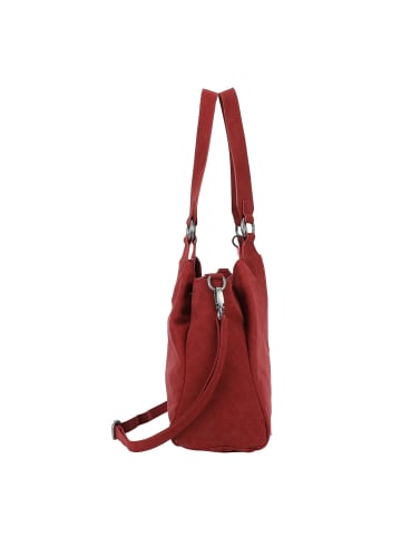 Fritzi aus Preußen Maia Suede Jacky Shopper Tasche 40 cm in ruby red