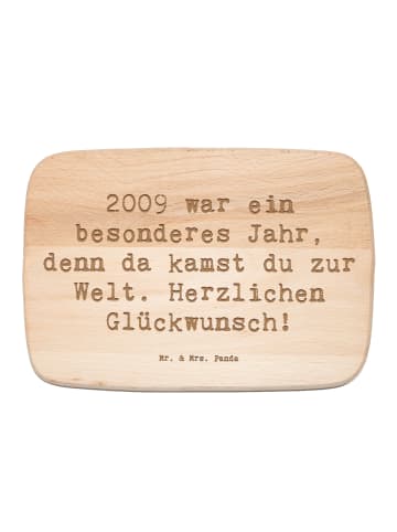 Mr. & Mrs. Panda Schneidebrett Spruch 2009 Geburtstag mit Spruch in Transparent
