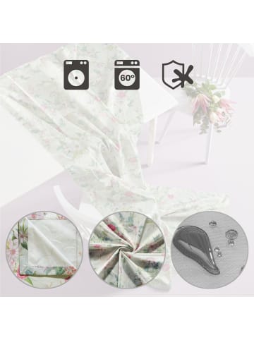 Erwin Müller Baumwollmischung Tischdecke in hellgrün