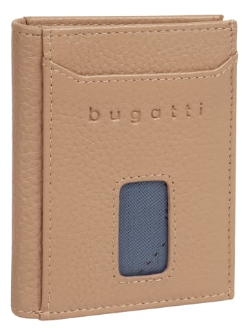 Bugatti Geldbörse SECURE SLIM echt Leder in beige