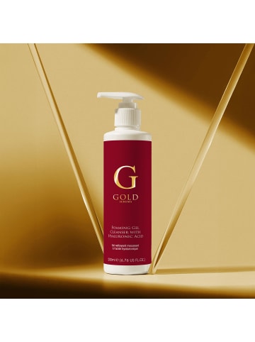 Gold Serums 2-tlg. Set: Augenserum & Augencreme mit Hyaluronsäure