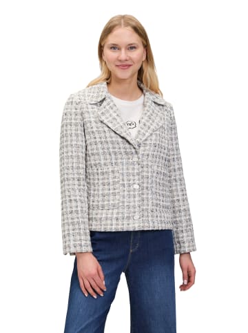 CARTOON Tweedblazer mit aufgesetzten Taschen in Weiß/Camel