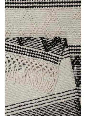 Esprit home Teppich "Cara" in Wollweiß/Schwarz
